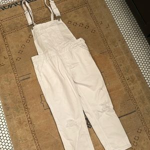 White overalls, still has tags on it